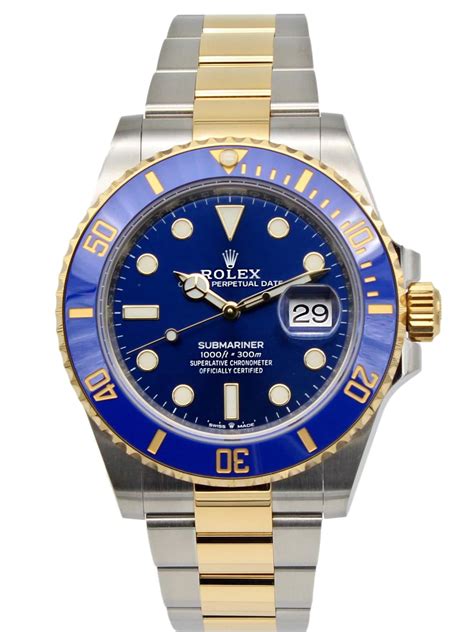 blue rolex submariner